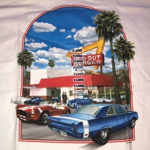 Vintage IN-N-OUT T-shirt XL 1999 Ford Cobra